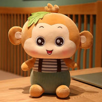 Sitting Monkey Plush Toys - Lusy Store LLC