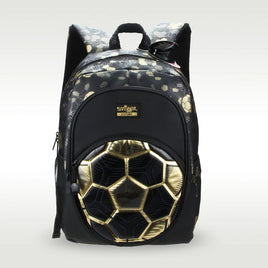 Soccer Backpack Golden Football Backpack Children's Bag 7 - 16 Years - Lusy Store LLC