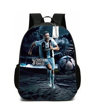 Soccer Backpack Ronaldo Childrens Backpack Student Bag - Lusy Store LLC