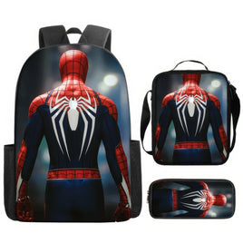 Spiderman Backpack Lunch Bag Pencil Case Breathable Lightweight - Lusy Store LLC