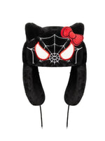 Spiderman & Gwen Stacy x Hello Kitty Fluffy Ushanka Hat - Lusy Store LLC