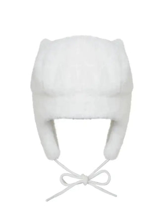 Spiderman & Gwen Stacy x Hello Kitty Fluffy Ushanka Hat - Lusy Store LLC