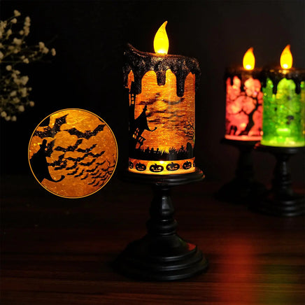 Halloween Skull Candle - Lusy Store LLC 