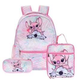 Stitch Backpack Primary School Bag Childrens Cartoon Backpack Boys Girls Anime Kawaii - Lusy Store LLC