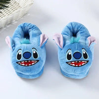 Stitch Cartoon Plush Slipper - Winter Warm Indoor Shoes - Cute Anime Stuffed Home Slippers - Lusy Store LLC