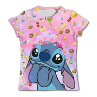 Stitch Graphic Children's T - Shirt - Girls/Boys Short - Sleeved Summer Casual Tee - Lusy Store LLC