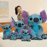 Stitch Plush Toy Doll - 60cm Anime Lilo & Stitch Sitting Stitch Cartoon Stuffed Doll - Lusy Store LLC