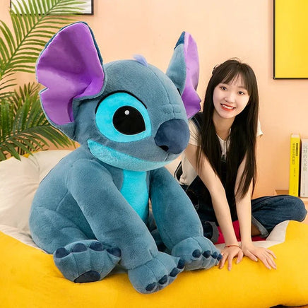 Stitch Plush Toys - 45/60cm Anime Stitch Cartoon Stuffed Dolls for Kids Comforting Pillow and Gifts - Lusy Store LLC