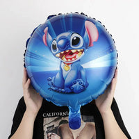 Stitch Series Children's Birthday Party Balloon Set with Cartoon Theme Decorations - Lusy Store LLC