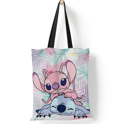 Stitch Tote Bags for Women - Canvas Handbags, Large Capacity Shopping Bags - Lusy Store LLC