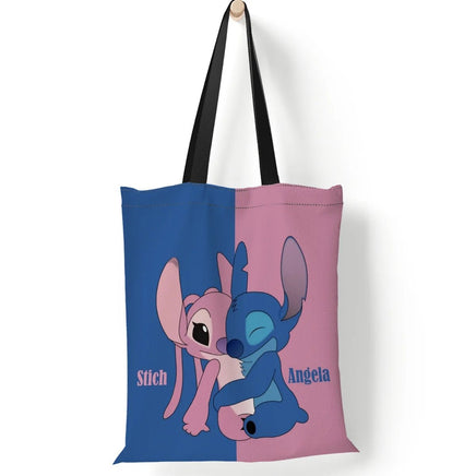 Stitch Tote Bags for Women - Canvas Handbags, Large Capacity Shopping Bags - Lusy Store LLC