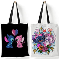 Stitch Tote Bags for Women - Canvas Handbags, Large Capacity Shopping Bags - Lusy Store LLC