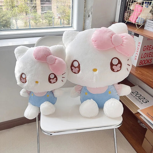 Sweet Hello Kitty Plush Toy Lovely Fluffy Stuffed Cartoon Anime Kawaii Hug Plushies Soft Gifts - Lusy Store LLC