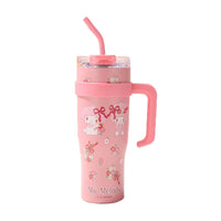 Thermos Bottle Cute Hello Kitty Kuromi Cinnamoroll Melody Stainless Steel Water Bottle 1200ml With Straw Gift - Lusy Store LLC