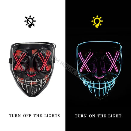 Halloween Led Mask - Lusy Store LLC 