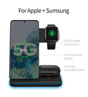 3 in 1 Wireless Charging Stand - Lusy Store LLC 