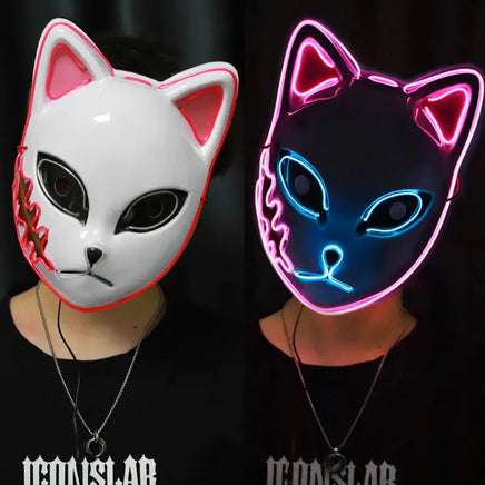 Halloween LED Cat Mask - Lusy Store LLC 