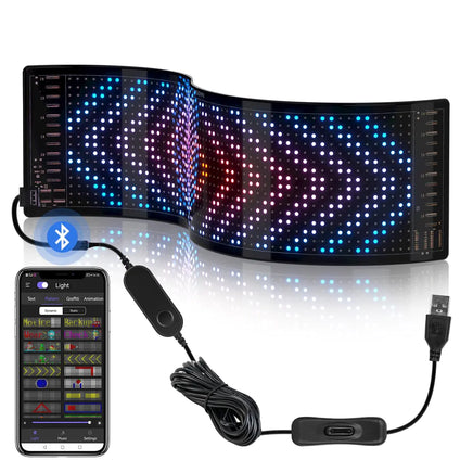 LED Matrix Pixel Panel Bluetooth - Lusy Store LLC 