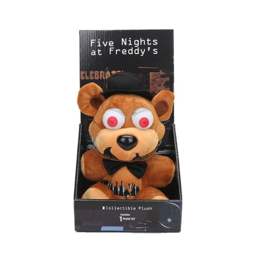 10" Nightmare Five Nights At Freddy's Freddy Bear Foxy Chica Bonnie Plush Toys Doll - Lusy Store