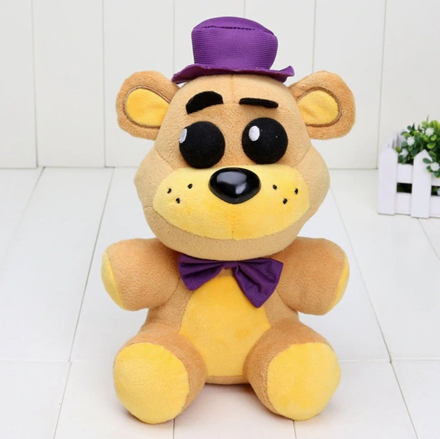 20cm Fnaf Five Nights At Freddy&#39;s Golden Freddy Bear Plush Toy Doll  Kids