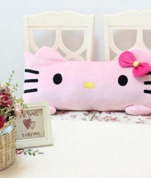 60cm Super Cute Pink Hello Kitty Plush Pillow Nap Cushion Stuffed Soft Gift - Lusy Store