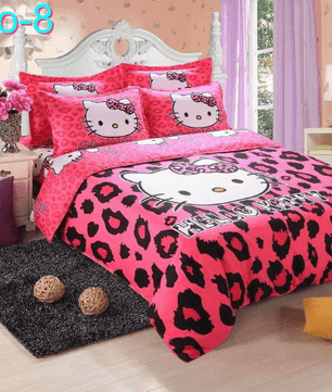 Bedding Set Cartoon Hello Kitty - Lusy Store