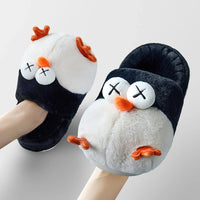 Bird Slippers Cute Funny Cartoon Cotton Slippers Warm Anti Slip Slippers - Lusy Store LLC