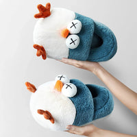 Bird Slippers Cute Funny Cartoon Cotton Slippers Warm Anti Slip Slippers - Lusy Store LLC