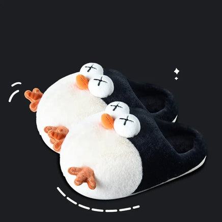 Bird Slippers Cute Funny Cartoon Cotton Slippers Warm Anti Slip Slippers - Lusy Store LLC