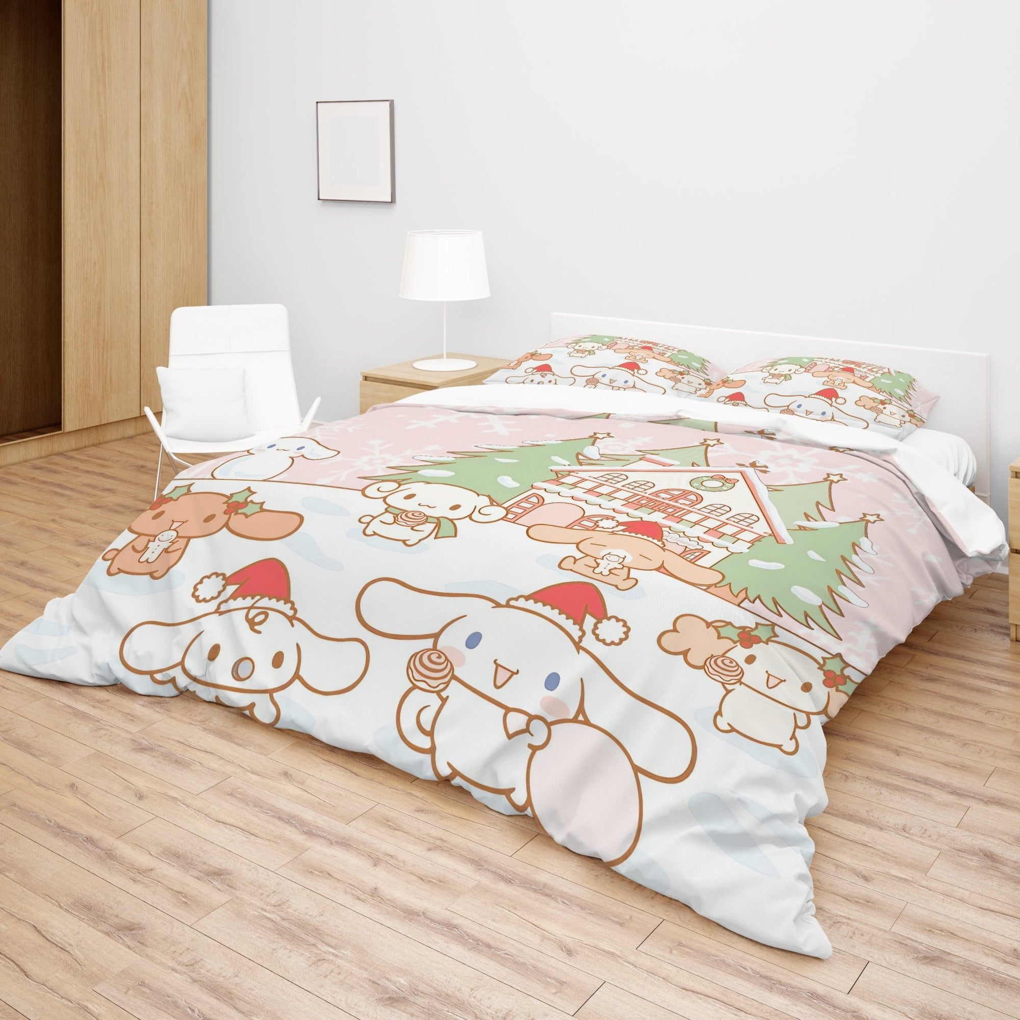 Cinnamoroll Bed Set - Snuggle Up with a Quilted Bedding Set Celebrate ...