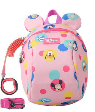 Disney Cartoon Toddler Anti Lost Backpack Children Schoolbag Walking Leashes Bag - Lusy Store