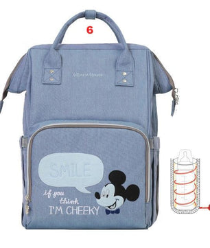 Disney Diaper Bag Backpack USB Bottle Insulation - Lusy Store