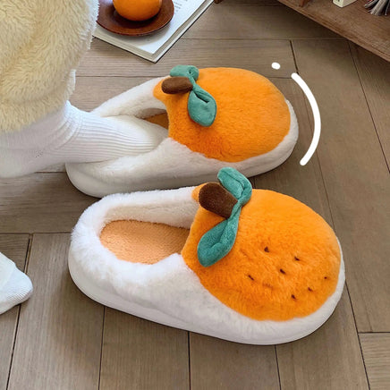 Dog Slippers Girls Indoor Home Warm Cotton Cartoon Soft Plush Indoor Home Couple Slippers - Lusy Store LLC