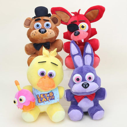 Five Nights at Freddy's 6.5 Plush Set of 4 (Bonnie, Foxy, Freddy, and Chica)  