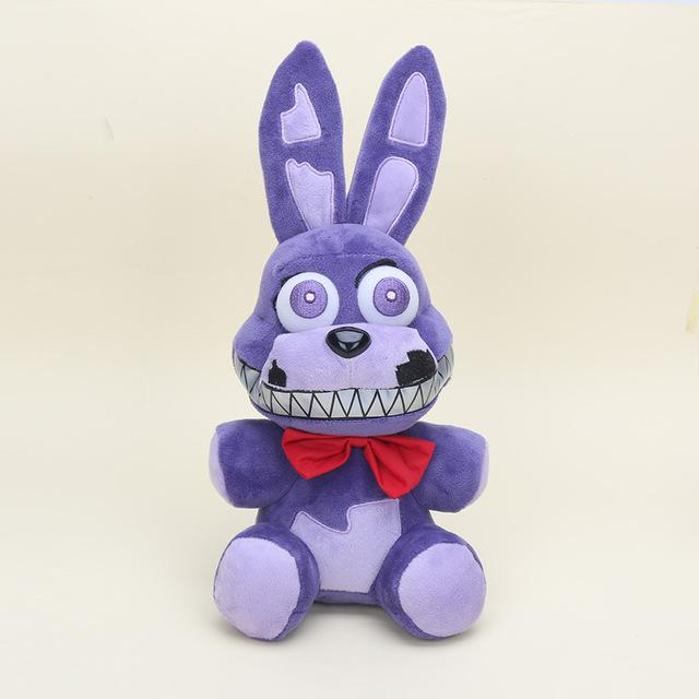 Five Nights at Freddy's Plush Toys Freddy Bear Bonnie Chica Foxy FNAF  Stuffed Animal Doll Children's Gift Collection ByASfeixiang (Purple  BonnieRabbit) : : Toys & Games