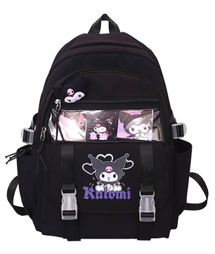Hello Kitty Backpack Kawaii Sanrio Cinnamoroll Kuromi Backpack Children Stationery Gift C94 - Lusy Store