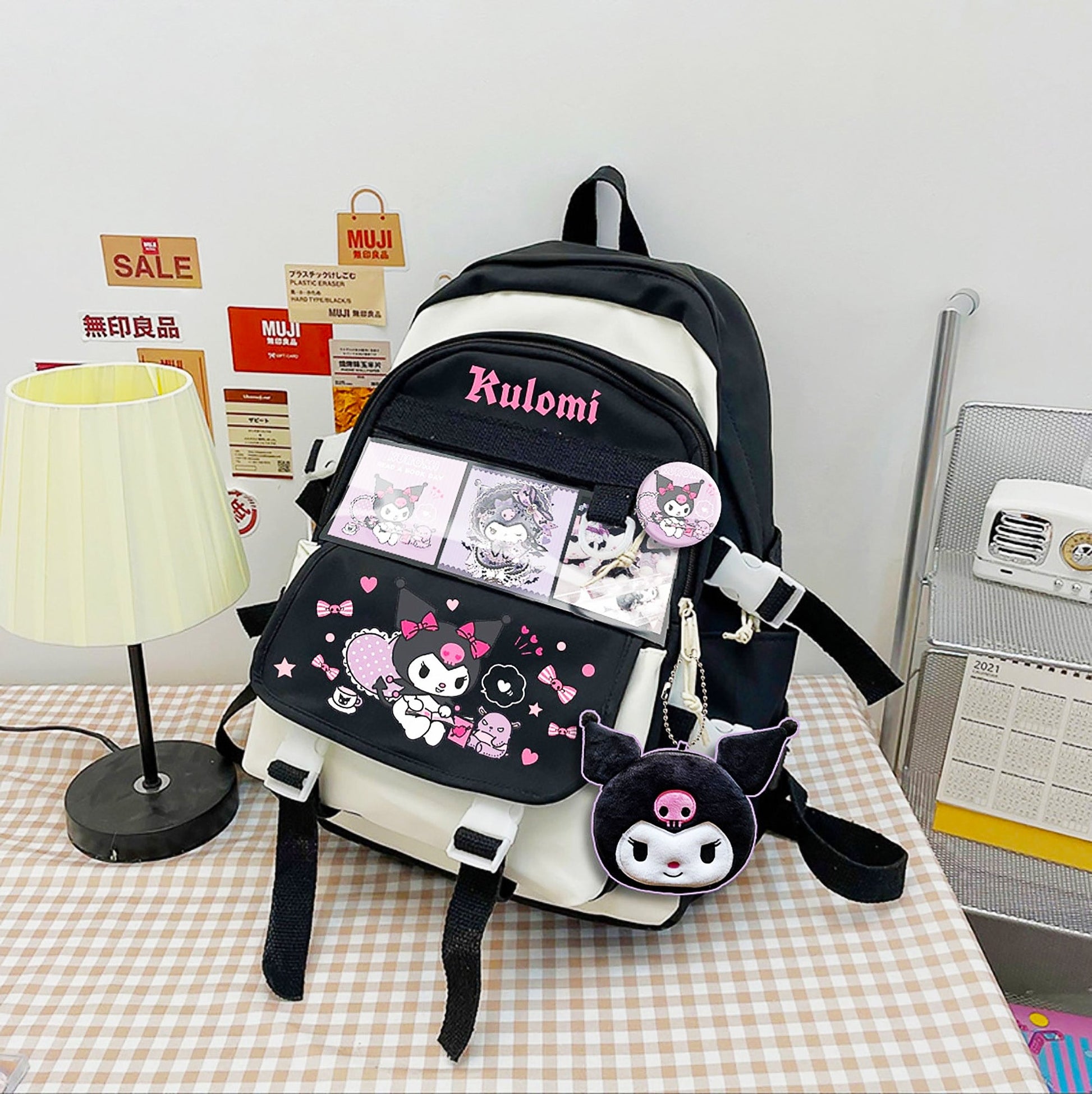 Hello Kitty Backpack Sanrio Melody Kulomi High Capacity Waterproof Laptop School Bag C70 - Lusy Store