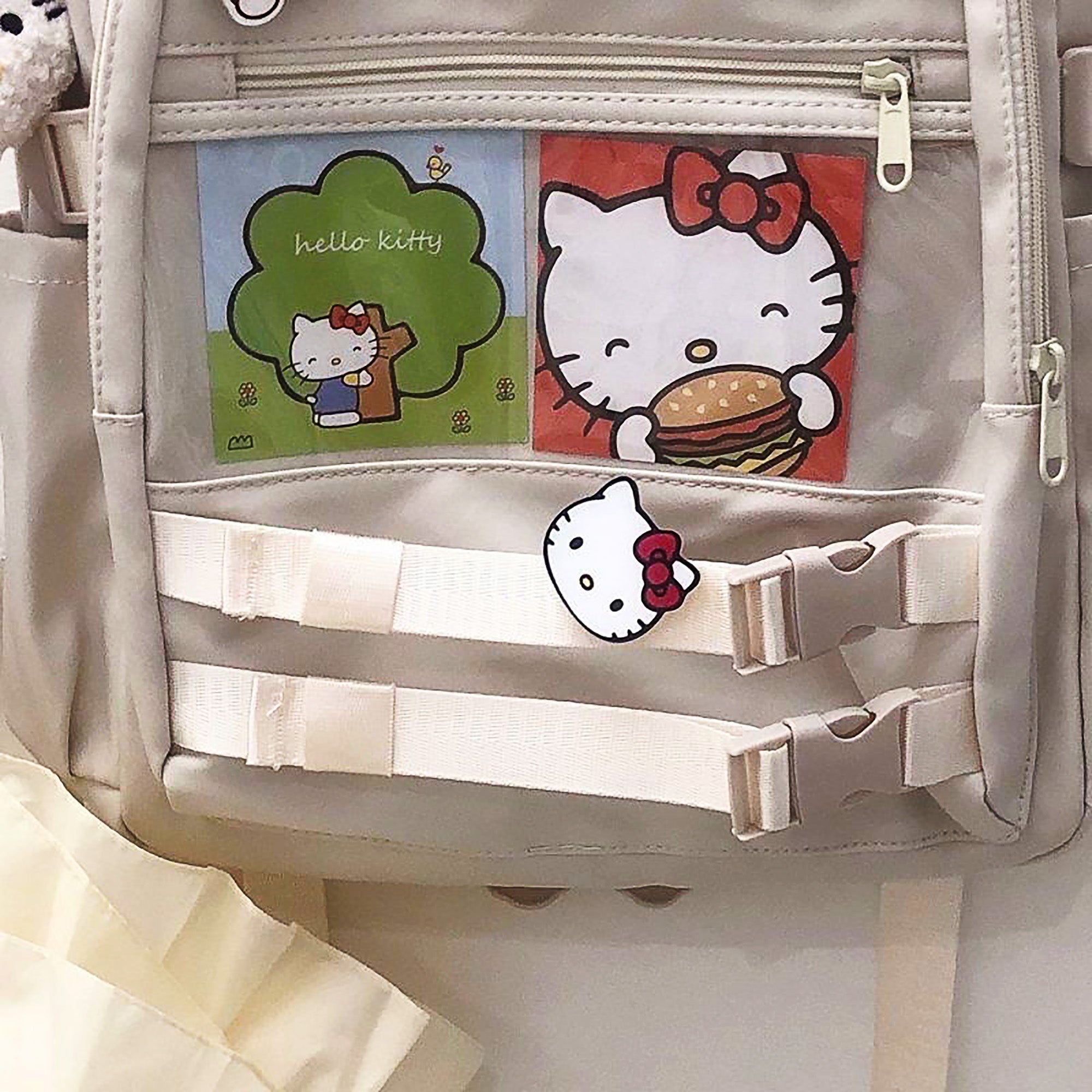 Adorable Hello Kitty Schoolbag - Perfect For Primary School Students Girls!