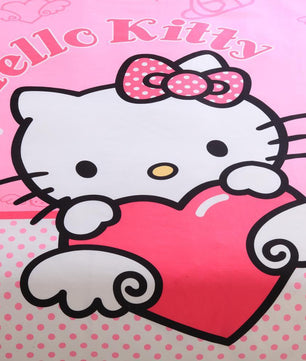 Hello Kitty Bedding Set Children Cotton Bed Sheets Hello Kitty Duvet Cover Bed Sheet Pillowcase - Lusy Store