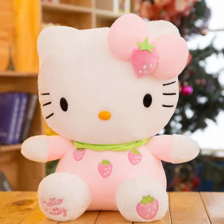  Hello Kitty Plush Toys, Cute Cat Pillow Plush, Soft Doll Toys, Stuffed  Animals Toy Birthday Gifts for Girls Kids (Pink) : Toys & Games