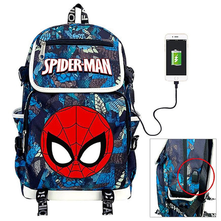 Marvel Backpacks Super Backpack USB Charging Backpacks for School B79 - Lusy Store