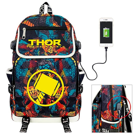 Marvel Backpacks Super Backpack USB Charging Backpacks for School B79 - Lusy Store