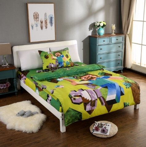 Minecraft bedding set - Lusy Store