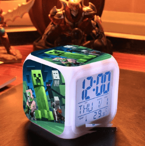 Minecraft Lamp Touch light Minecraft Alarm Clock with LED - Lusy Store