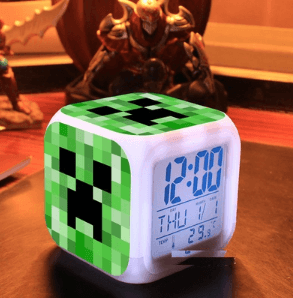 Minecraft Lamp Touch light Minecraft Alarm Clock with LED - Lusy Store