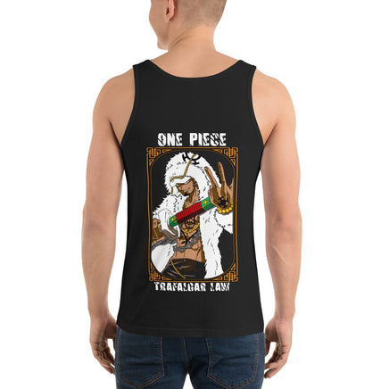 One Piece mens tank top Trafalgar Law cotton - Lusy Store LLC