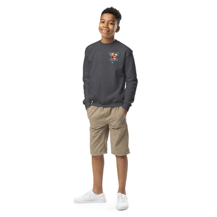 One Piece sweatshirt youth crewneck soft fleece cozy and cool - Lusy Store LLC