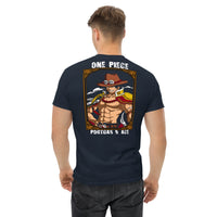 One Piece t-shirt mens classic tee Portgas D Ace cotton - Lusy Store LLC