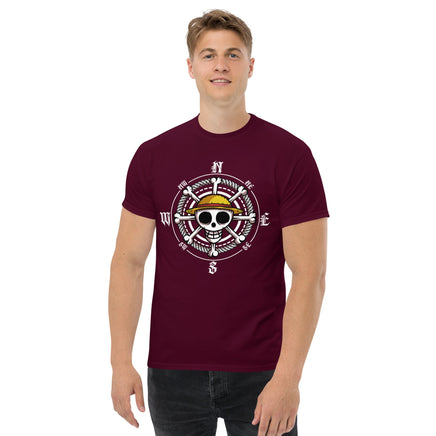 One Piece t-shirt mens classic tee Trafalgar Law cotton - Lusy Store LLC