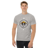 One Piece t-shirt mens classic tee Trafalgar Law cotton - Lusy Store LLC